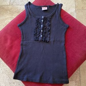 Children's Black buttoned Tee